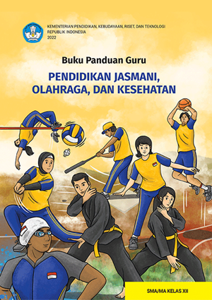 Cover BUKU PANDUAN GURU PJOK KELAS 12