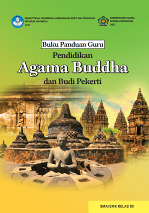 Cover BUKU PANDUAN GURU AGAMA BUDDHA KELAS 12